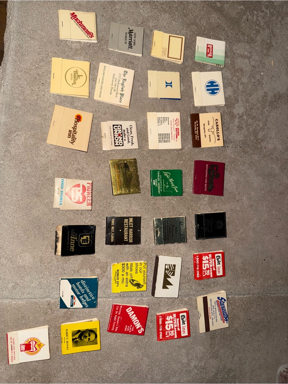 Vintage Matchbook Lot - Multicolor Assortment